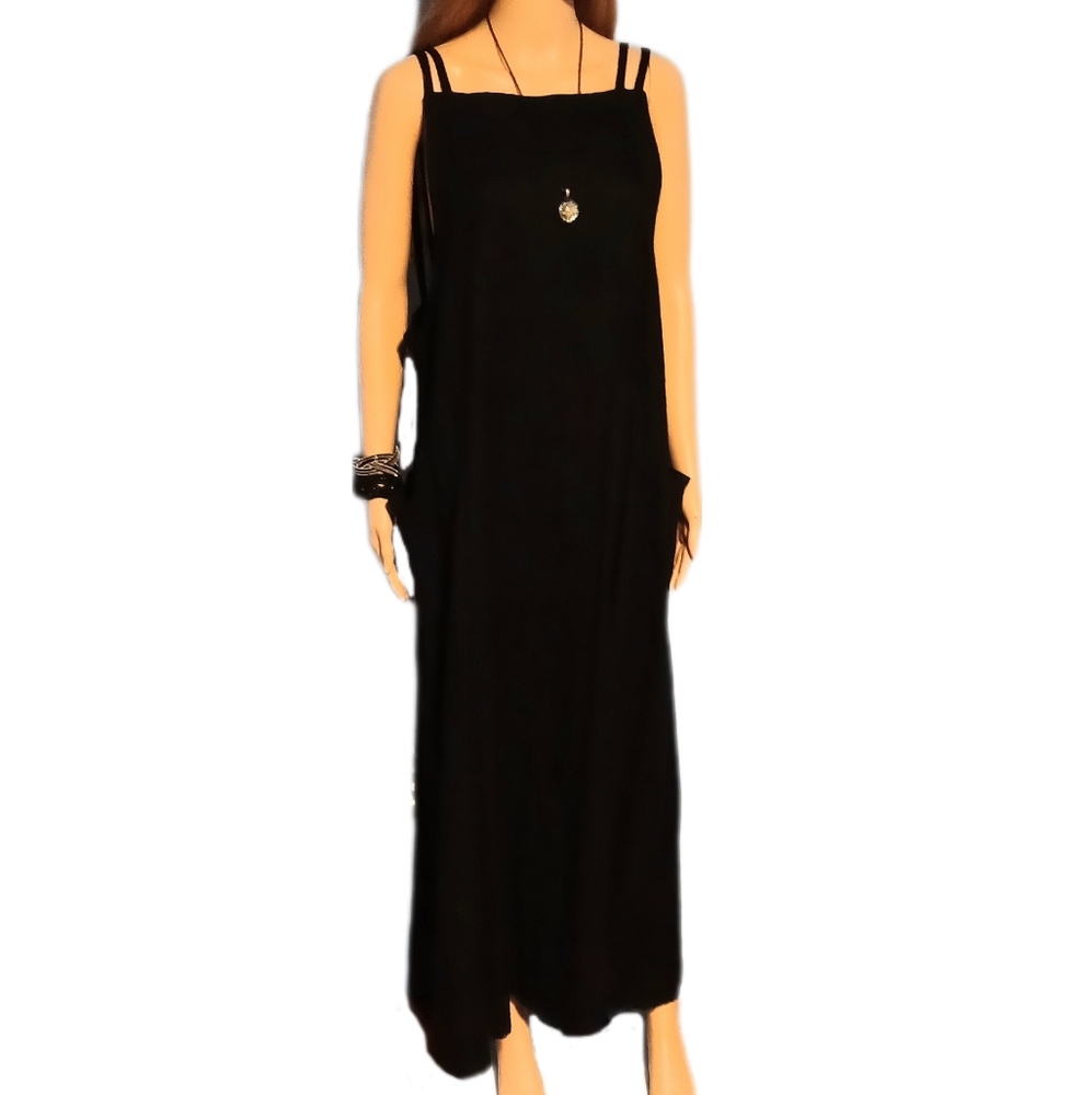 NEW Democracy M Collection Linen Pocket maxi Dress